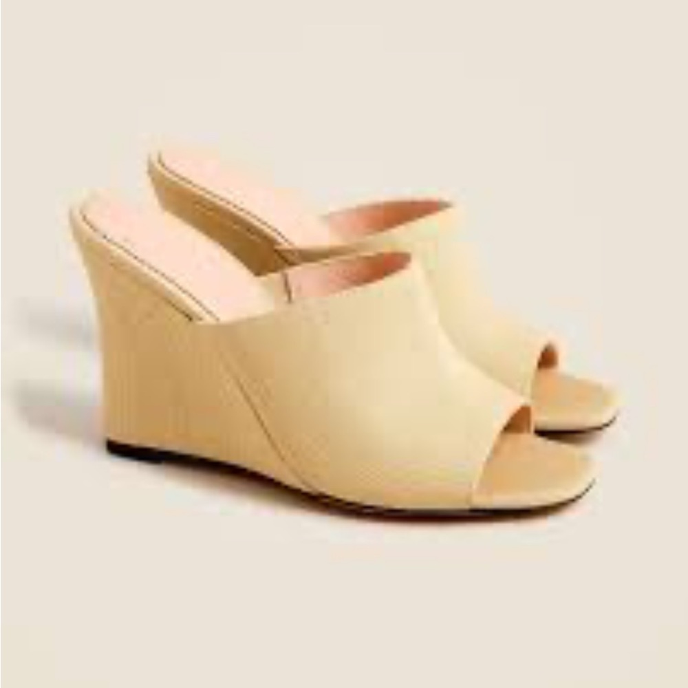 J. Crew Bianca Woven Wedge Sandals Size 7.5